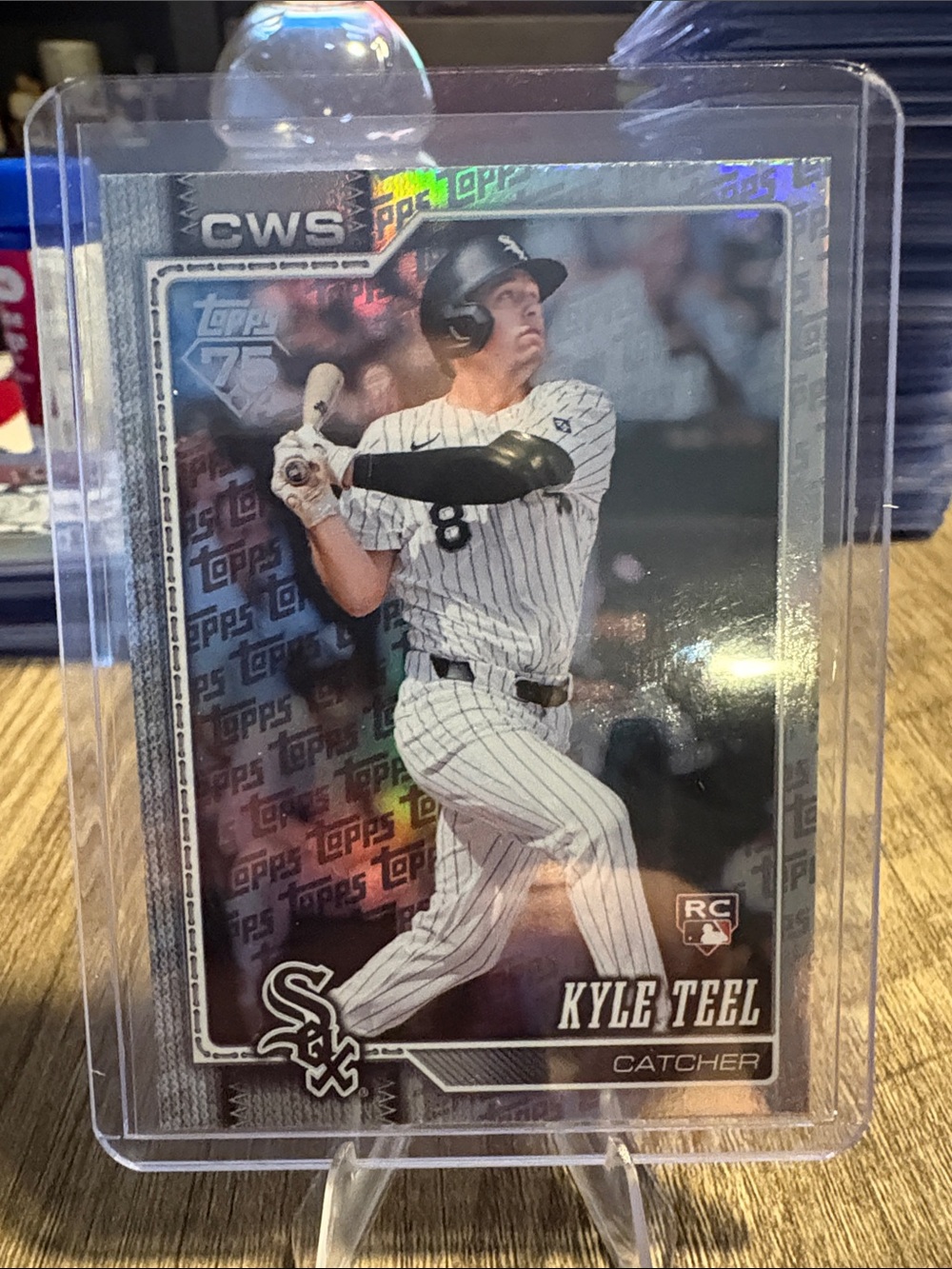 Kyle Teel Chicago White Sox Silver Baseball Card - Collector's Rookie Card